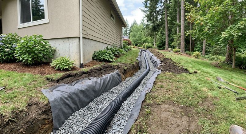 Exterior Drainage Installation in Tuscaloosa, AL