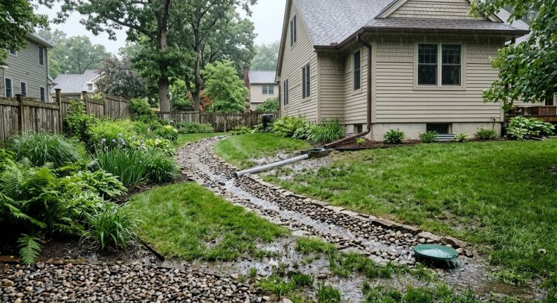 Residential Landscape Drainage in Tuscaloosa, AL