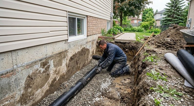 Weeping Tile Repair in Pompano Beach, FL