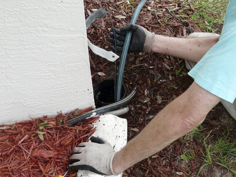 Exterior Drain Installation