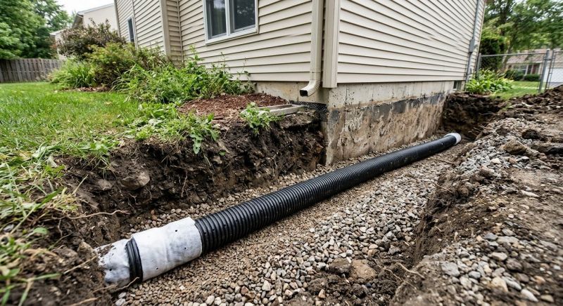 Foundation Drain Replacement in Tuscaloosa, AL