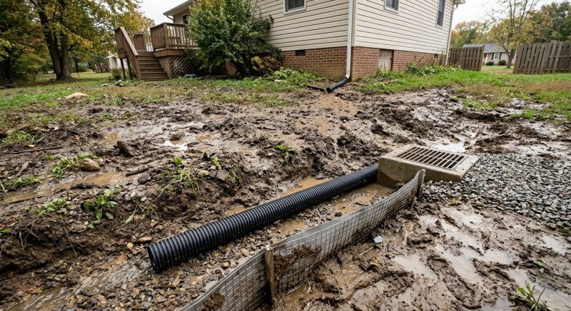 Residential Landscape Drainage in Tuscaloosa, AL